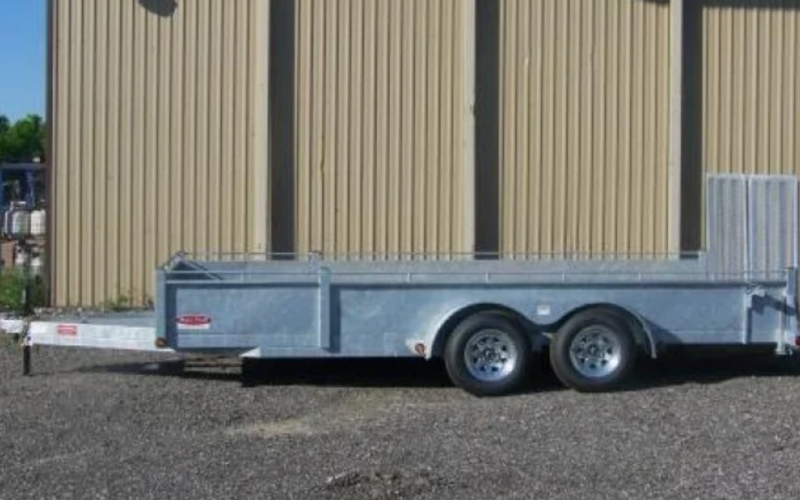 Landscape Trailers  82x14 3 Ton Galvanized Landscape Trailer - Built to Last! Photo